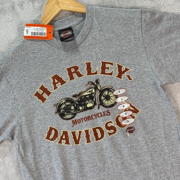 Harley-Davidson Motorcycle‎ Graphic T-Shirt Savannah GA Crew Neck Mens Small NWT - Picture 1 of 10